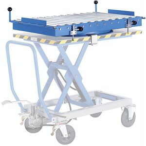 Rollenbahn für Scherenhubtisch, drehbar, LxB 1190 x 740 mm eurokraft pro Image