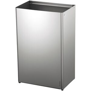 Abfallbehälter, Volumen 60 l, BxHxT 389 x 612 x 250 mm, Edelstahl, gebürstet AIR-WOLF Image