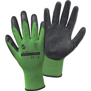 Feinstrickhandschuhe SIMPLY Latex, grün / schwarz, VE 60 Paar, Größe 10 (XL) Leipold+Döhle Image