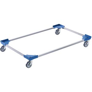 kaiserkraft Profi-Fahrgestell, Hybrid, für Euroformat 1200 x 800 mm, blau, ab 5 Stk Image