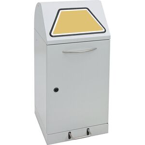 kaiserkraft Wertstoffsammler mit Pedal, mit Inneneimer, Volumen 60 l, lichtgrau Image