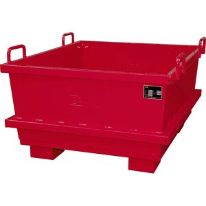 Universalcontainer, Volumen 0,5 m³, feuerrot eurokraft pro Image
