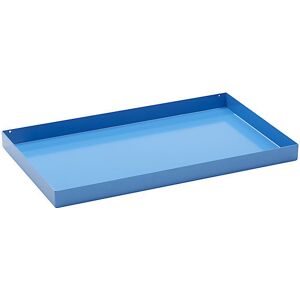 Stahl-Kleingebinde-Auffangwanne, LxBxH 1000 x 600 x 70 mm, mit Zulassung, Auffangvolumen 30 l, lichtblau eurokraft basic Image
