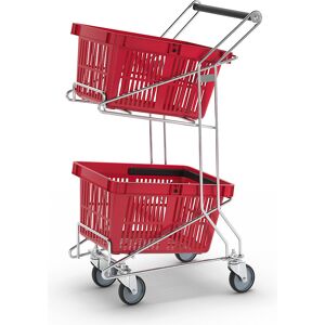 Einkaufswagen, für Körbe, LxBxH 560 x 260/415 x 975 mm, Tragfähigkeit 60 kg Kongamek Image