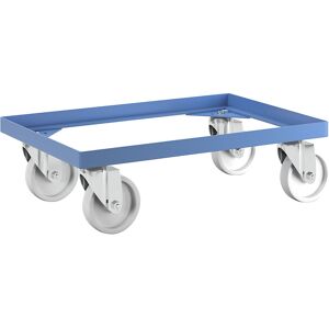 Fahrgestell aus Stahl, mit Polyamidrädern, Tragfähigkeit 250 kg, Ladefläche 610 x 410 mm eurokraft pro Image
