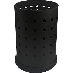 kaiserkraft Papierkorb, Volumen 15 l, HxØ 400 x 240 mm, schwarz Image