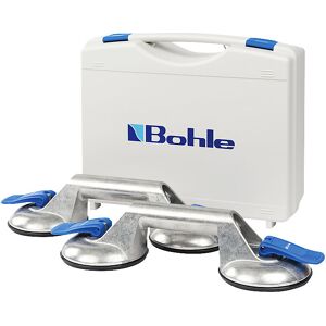 Saugheber VERIBOR® BLUE LINE, VE 2 Stk, 2-Kopf-Alukörper mit Längsgriff, Tragfähigkeit 60 kg, Scheiben-Ø 120 mm, ab 4 VE Bohle Image