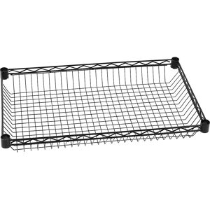 kaiserkraft Korb für Tischwagen, LxB 760 x 460 mm, schwarz Image
