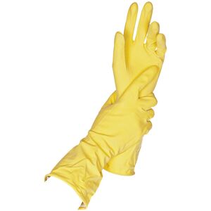 kaiserkraft Universalhandschuhe, Latex, gelb, VE 144 Paar, Größe 9 (L) Image