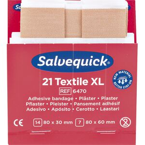 kaiserkraft Refill für SALVEQUICK, 6 VE elastische Pflaster-Abschnitte, je 21 Stk, VE à 6 Stk Image
