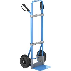 Sackkarre, blau, Schaufel-BxT 280 x 250 mm, blau, Luftbereifung eurokraft pro Image