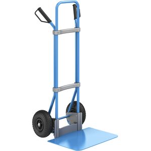 Sackkarre, blau, Schaufel-BxT 450 x 500 mm, blau, Luftbereifung, ab 5 Stk eurokraft pro Image