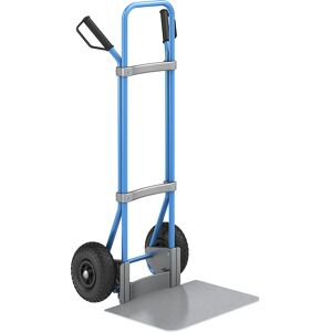 Sackkarre, blau, Schaufel-BxT 450 x 500 mm, verzinkt, Luftbereifung, ab 2 Stk eurokraft pro Image