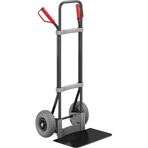Sackkarre, schwarz, Schaufel-BxT 450 x 350 mm, schwarz, PU-Bereifung eurokraft pro Image