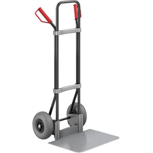Sackkarre, schwarz, Schaufel-BxT 450 x 500 mm, verzinkt, PU-Bereifung, ab 5 Stk eurokraft pro Image