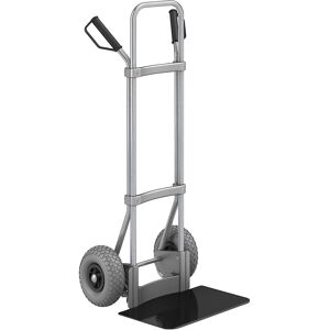 Sackkarre, verzinkt, Schaufel-BxT 450 x 350 mm, schwarz, PU-Bereifung eurokraft pro Image