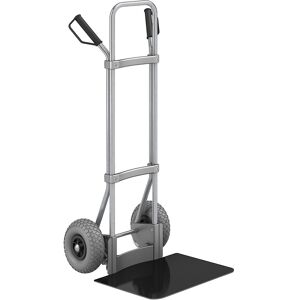 Sackkarre, verzinkt, Schaufel-BxT 450 x 500 mm, schwarz, PU-Bereifung, ab 5 Stk eurokraft pro Image
