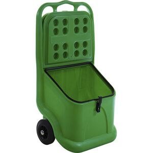 Streuwagen, ideal für Schüttgut, Inhalt 75 l, grün eurokraft basic Image