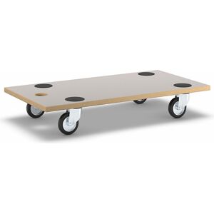 Transportroller mit Griffloch, MM 1316, Rollen für weiche Böden, VE 2 Stk, LxB 575 x 300 mm Wagner Image