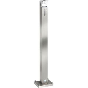 Desinfektionsmittelsäule, für innen, mit Pumpspender und Flasche (leer), Edelstahl VAR Image