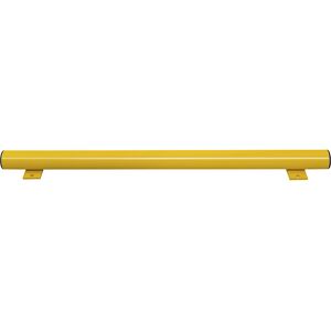 Unterfahrschutz-Balken, BxH 130 x 86 mm, gelb kunststoffbeschichtet, Länge 1250 mm Black Bull Image