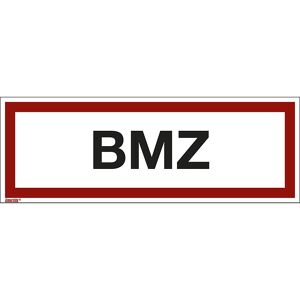 kaiserkraft Brandschutzkennzeichen für die Feuerwehr, BMZ, VE 10 Stk, Kunststoff, langnachleuchtend, LxH 297 x 105 mm Image