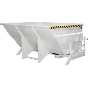 XXL-Kippbehälter mit Aufrichthilfe, Volumen 3 m³, feuerverzinkt eurokraft pro Image