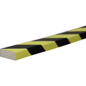 Knuffi® Flächenschutz, Typ D, 1-m-Stück, schwarz / fluoreszierend SHG Image
