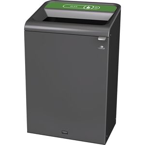 Wertstoffsammler Configure™, verzinkter Stahl, Volumen 57 l, grün Rubbermaid Image