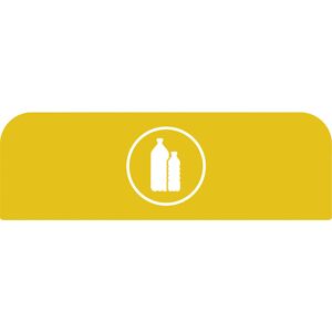 Hinweistafel Configure™, für 57-l-Behälter, gelb Rubbermaid Image