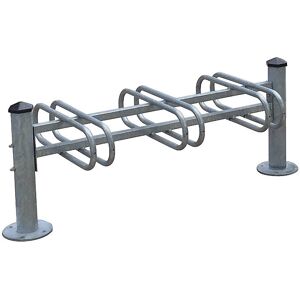 Fahrradständer MERCURE, 6 Stellplätze, doppelseitig, feuerverzinkt PROCITY Image