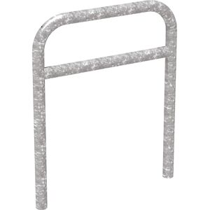 Anlehnbügel mit Querholm, Ø 50 mm, zum Einbetonieren, feuerverzinkt PROCITY Image