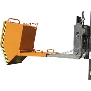 Späne-Kippmulde, Volumen 400 Liter, gelborange eurokraft pro Image