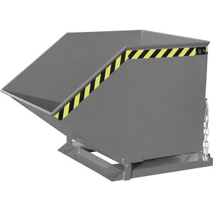Späne-Kippmulde, Volumen 800 Liter, mausgrau eurokraft pro Image
