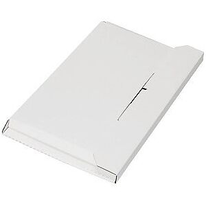 Flach-/Kalender-Pack, 1-wellig, Innen-LxBxH 340 x 240 x 10 mm, weiß, ab 200 Stk ratioform Image
