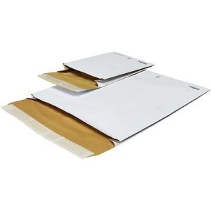 Papierpolstertasche weiß, mit Seitenfalte, Innen-LxB 345 x 292 mm, VE 100 Stk, ab 5 VE ratioform terra Image