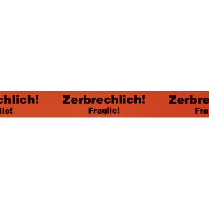 PVC-Warnklebeband, Aufdruck Zerbrechlich!/Fragile!, Bandbreite 50 mm, Palette mit VE 1800 Stk ratioform Image