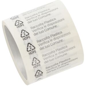 Etiketten, für Kennzeichnungspflicht in Italien, HDPE 2, ab 3 Stk ratioform Image