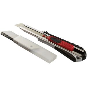 kaiserkraft Kartonmesser 2in1, verschiebbare Abbrechklinge, schwarz, ab 10 Stk Image