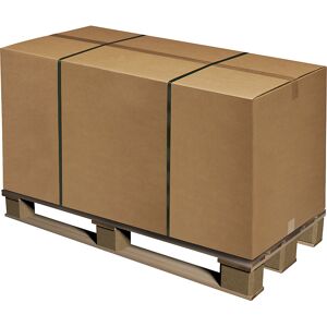Palettencontainer, braun, Innenmaße 1110 x 540 x 540 mm, 3-wellig, ab 10 Stk ratioform terra Image