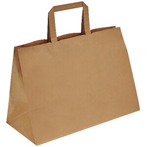 Papiertragetasche, braun, LxBxH 340 x 175 x 245 mm, 80 g/m², 250 Stück, ab 10 VE ratioform Image