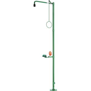 Körper-Notdusche ClassicLine, freistehend, grün/schwarz B-SAFETY Image