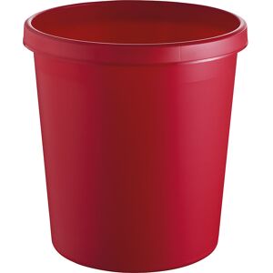 Papierkorb aus Polyethylen, Volumen 18 l, HxØ 320 x 310 mm, rot, VE 15 Stk helit Image