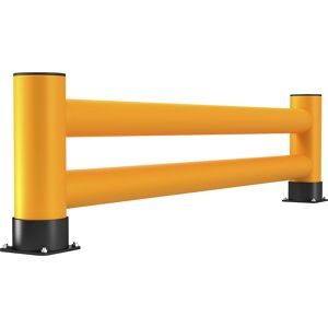 Regalendschutz, Doppelplanke, H 600 mm, L 2500 mm Ampere Rack Mammut Image