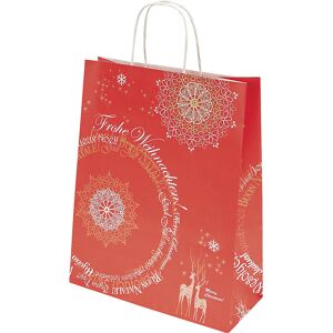 Papiertragetasche Motiv Weihnachtstraum, VE 25 Stk, rot ratioform Image