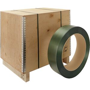 Umreifungsband PET, für Bandabroller, Kern-Ø 407 mm, Band-LxB 1200 m x 15,5 mm ratioform Image