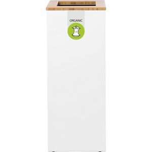 kaiserkraft Wertstoffsammler Lune Paxa, 65 l, weiß/grün Image