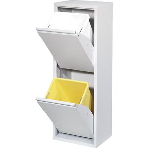 kaiserkraft Wertstoffsammelschrank, 2 x 14-l-Innenbehälter, HxB 920 x 331 mm Image