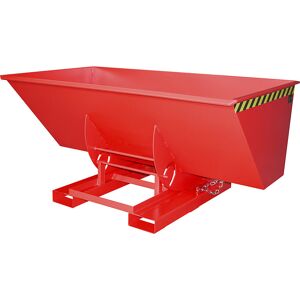 Kippbehälter AK, Volumen 1,5 m³, feuerrot eurokraft pro Image