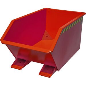 Spänebehälter GU-E, Volumen 0,3 m³, feuerrot eurokraft pro Image
